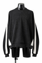 画像をギャラリービューアに読み込む, A.F ARTEFACT MODUROY KNIT TOPS (BLACK x IVORY)