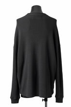 画像をギャラリービューアに読み込む, A.F ARTEFACT OVER SIZE TOP / RIB KNIT JERSEY (BLACK)