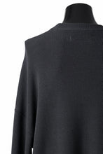 画像をギャラリービューアに読み込む, A.F ARTEFACT OVER SIZE TOP / RIB KNIT JERSEY (DARK GREY)