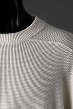 Load image into Gallery viewer, A.F ARTEFACT OVER SIZE TOP / RIB KNIT JERSEY (IVORY)