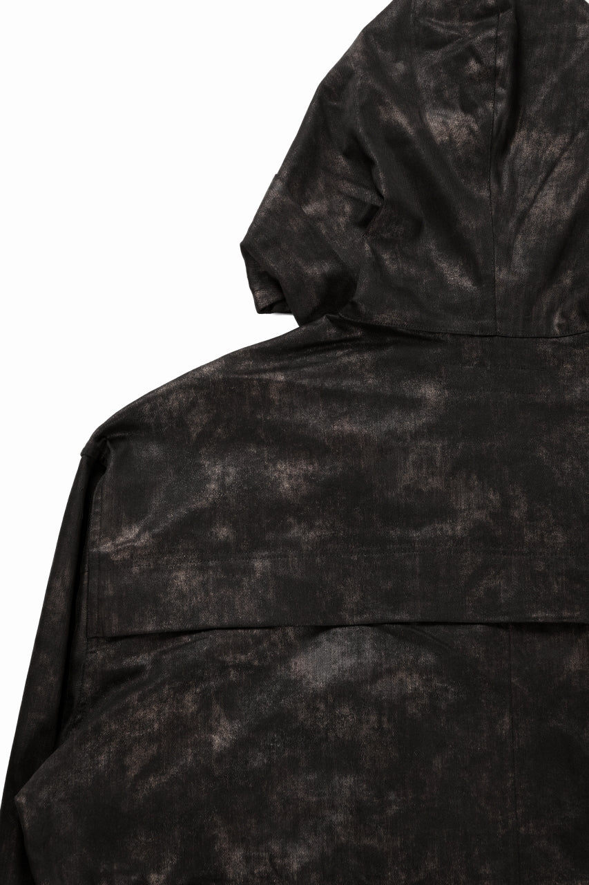画像をギャラリービューアに読み込む, A.F ARTEFACT MILITARY HOODED BLOUSON / METAL STEAM CAMOUFLAGE (BLACK×BROWN)