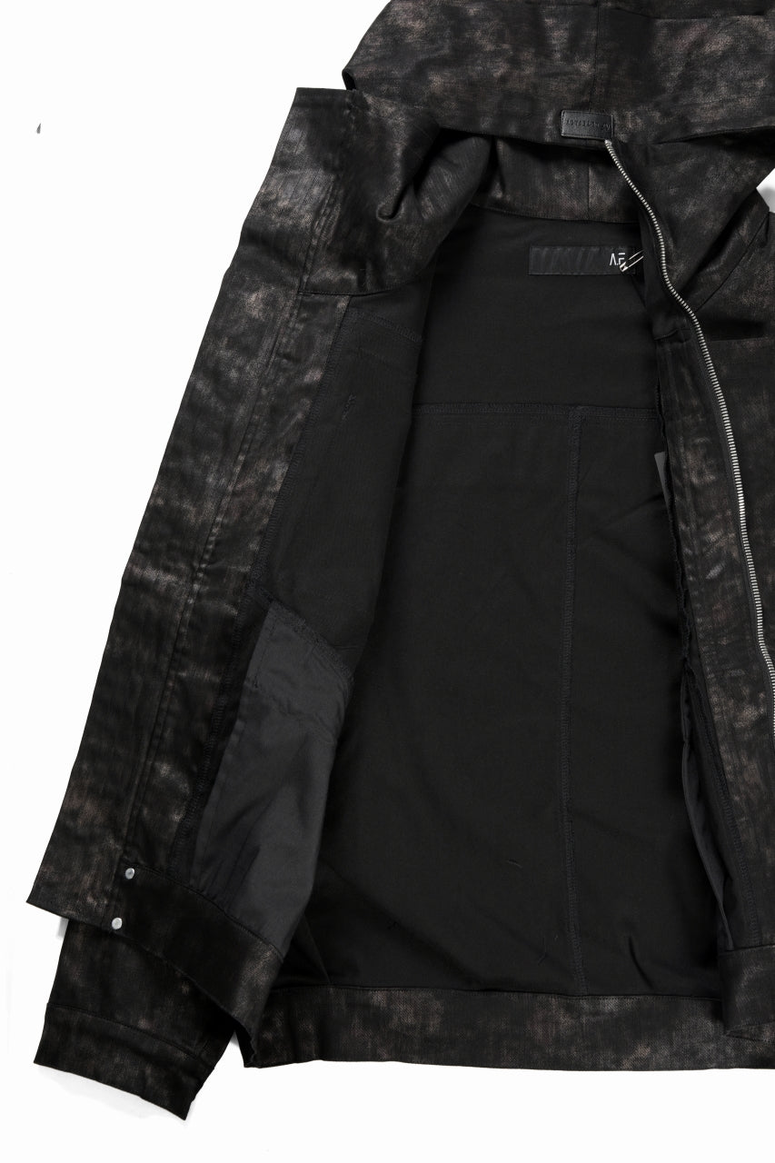 A.F ARTEFACT MILITARY HOODED BLOUSON / METAL STEAM