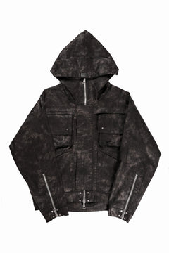 画像をギャラリービューアに読み込む, A.F ARTEFACT MILITARY HOODED BLOUSON / METAL STEAM CAMOUFLAGE (BLACK×BROWN)