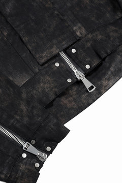 画像をギャラリービューアに読み込む, A.F ARTEFACT MILITARY HOODED BLOUSON / METAL STEAM CAMOUFLAGE (BLACK×BROWN)