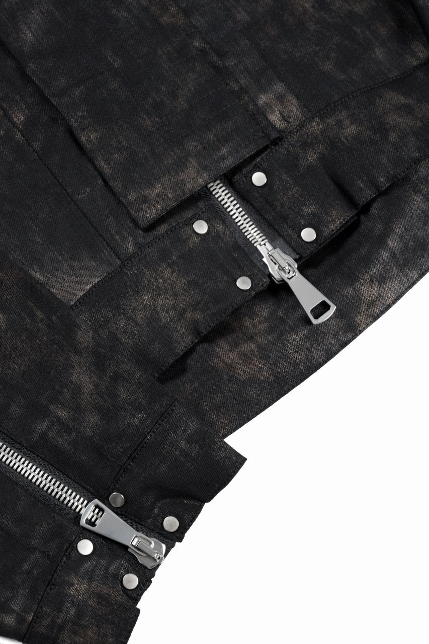 画像をギャラリービューアに読み込む, A.F ARTEFACT MILITARY HOODED BLOUSON / METAL STEAM CAMOUFLAGE (BLACK×BROWN)