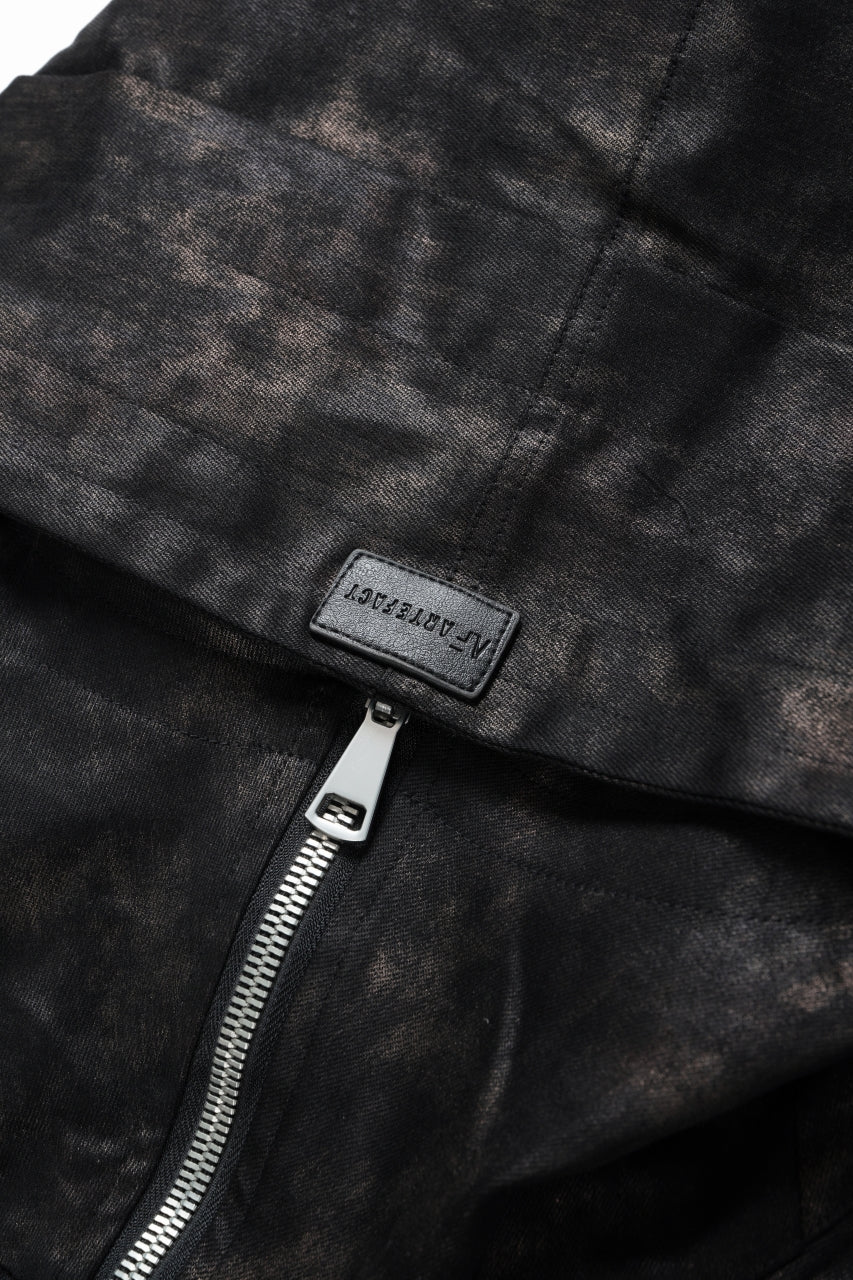 画像をギャラリービューアに読み込む, A.F ARTEFACT MILITARY HOODED BLOUSON / METAL STEAM CAMOUFLAGE (BLACK×BROWN)