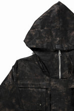 画像をギャラリービューアに読み込む, A.F ARTEFACT MILITARY HOODED BLOUSON / METAL STEAM CAMOUFLAGE (BLACK×BROWN)