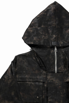 画像をギャラリービューアに読み込む, A.F ARTEFACT MILITARY HOODED BLOUSON / METAL STEAM CAMOUFLAGE (BLACK×BROWN)
