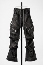 画像をギャラリービューアに読み込む, 【SAMPLE】A.F ARTEFACT TUCK CARGO PANTS / METAL STEAM CAMOUFLAGE (BLACK×BROWN)