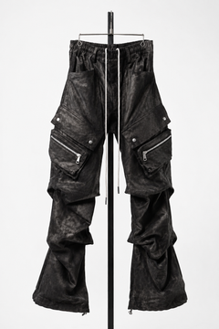 画像をギャラリービューアに読み込む, 【SAMPLE】A.F ARTEFACT TUCK CARGO PANTS / METAL STEAM CAMOUFLAGE (BLACK×BROWN)
