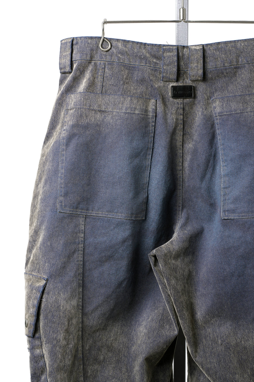画像をギャラリービューアに読み込む, A.F ARTEFACT CURVED WIDE CARGO PANTS / ENZYME WASHED DENIM (BEIGE)