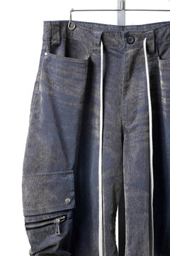 画像をギャラリービューアに読み込む, A.F ARTEFACT CURVED WIDE CARGO PANTS / ENZYME WASHED DENIM (BEIGE)