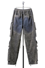 画像をギャラリービューアに読み込む, A.F ARTEFACT MULTI CARGO POCKET PANTS / ENZYME WASHED DENIM (BEIGE)