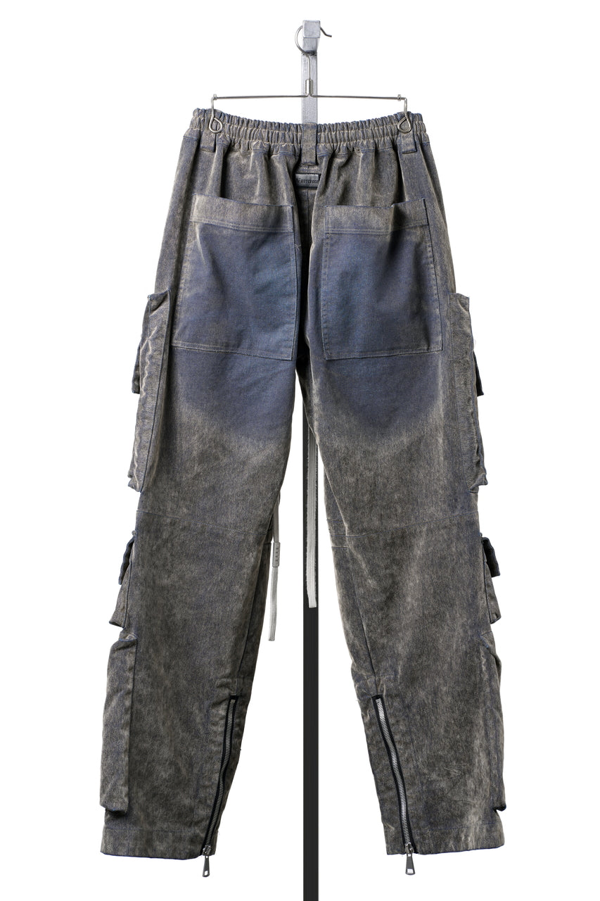 画像をギャラリービューアに読み込む, A.F ARTEFACT MULTI CARGO POCKET PANTS / ENZYME WASHED DENIM (BEIGE)