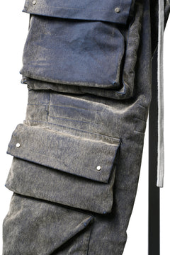 画像をギャラリービューアに読み込む, A.F ARTEFACT MULTI CARGO POCKET PANTS / ENZYME WASHED DENIM (BEIGE)