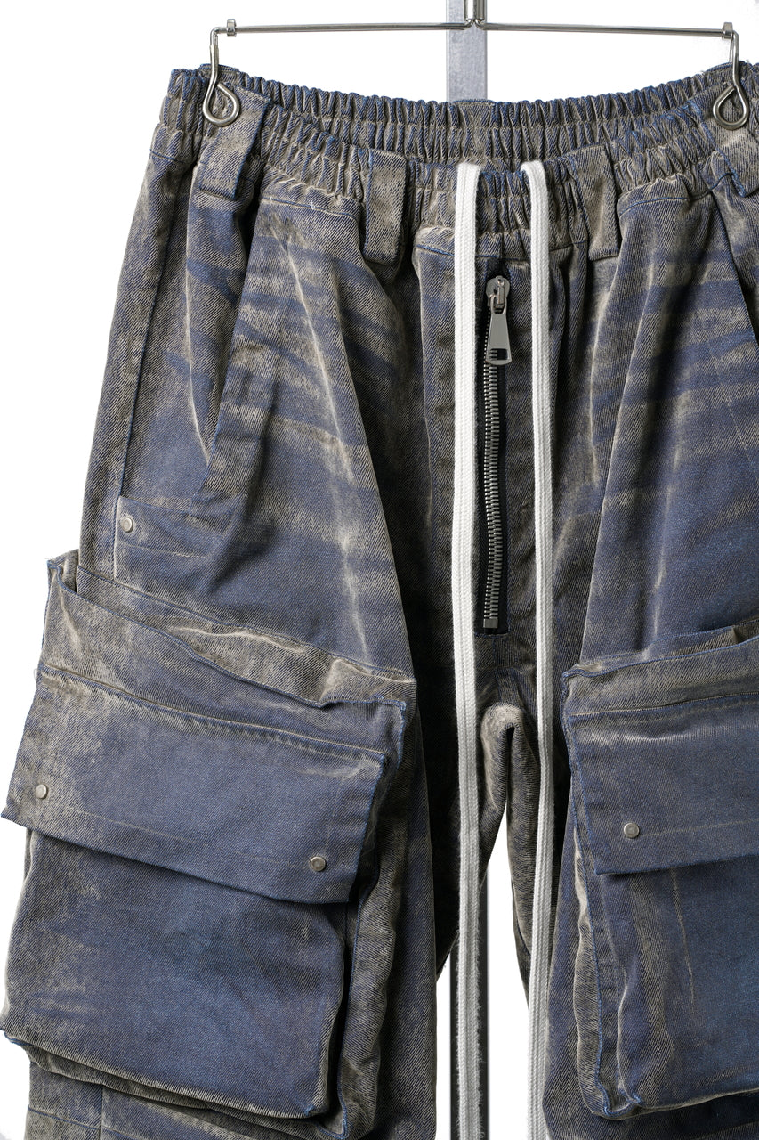 画像をギャラリービューアに読み込む, A.F ARTEFACT MULTI CARGO POCKET PANTS / ENZYME WASHED DENIM (BEIGE)