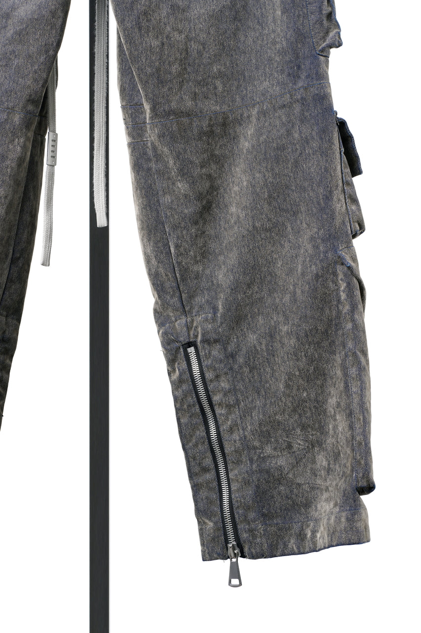 画像をギャラリービューアに読み込む, A.F ARTEFACT MULTI CARGO POCKET PANTS / ENZYME WASHED DENIM (BEIGE)