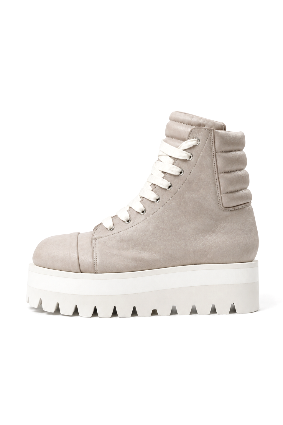 画像をギャラリービューアに読み込む, A.F ARTEFACT x Portaille PLATFORM SNEAKER BOOTS / CALF LEATHER (ASH PINK x WHITE)