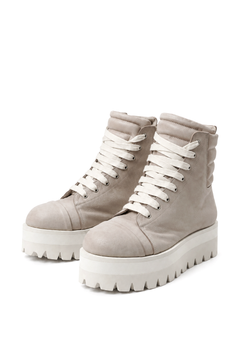 画像をギャラリービューアに読み込む, A.F ARTEFACT x Portaille PLATFORM SNEAKER BOOTS / CALF LEATHER (ASH PINK x WHITE)