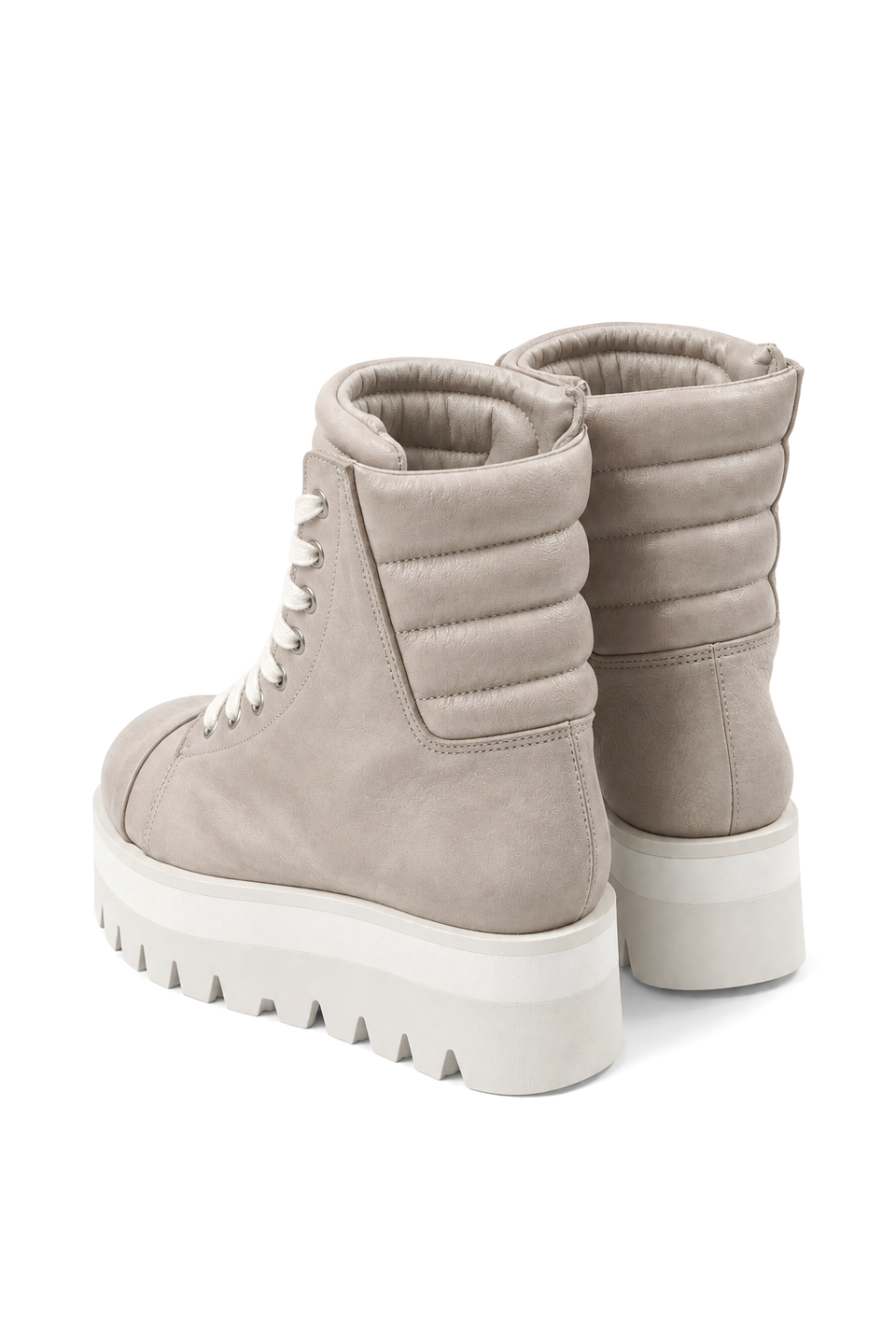 画像をギャラリービューアに読み込む, A.F ARTEFACT x Portaille PLATFORM SNEAKER BOOTS / CALF LEATHER (ASH PINK x WHITE)