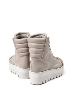 画像をギャラリービューアに読み込む, A.F ARTEFACT x Portaille PLATFORM SNEAKER BOOTS / CALF LEATHER (ASH PINK x WHITE)