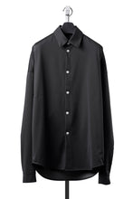 画像をギャラリービューアに読み込む, A.F ARTEFACT COCOON SHIRTS / TECH SMOOTH BONDING LW FLEECE (BLACK)
