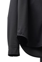 画像をギャラリービューアに読み込む, A.F ARTEFACT COCOON SHIRTS / TECH SMOOTH BONDING LW FLEECE (BLACK)