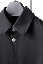 画像をギャラリービューアに読み込む, A.F ARTEFACT COCOON SHIRTS / TECH SMOOTH BONDING LW FLEECE (BLACK)