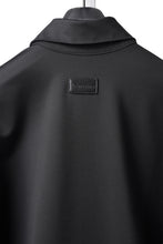 画像をギャラリービューアに読み込む, A.F ARTEFACT COCOON SHIRTS / TECH SMOOTH BONDING LW FLEECE (BLACK)