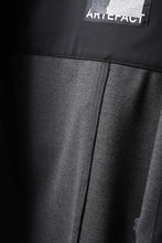 Load image into Gallery viewer, A.F ARTEFACT HOODED ZIP BLOUSON / TECH SMOOTH BONDING LW FLEECE (BLACK)