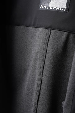 Load image into Gallery viewer, A.F ARTEFACT HOODED ZIP BLOUSON / TECH SMOOTH BONDING LW FLEECE (BLACK)