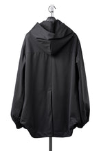 Load image into Gallery viewer, A.F ARTEFACT HOODED ZIP BLOUSON / TECH SMOOTH BONDING LW FLEECE (BLACK)