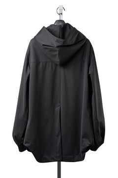 Load image into Gallery viewer, A.F ARTEFACT HOODED ZIP BLOUSON / TECH SMOOTH BONDING LW FLEECE (BLACK)