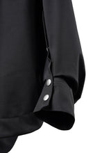 Load image into Gallery viewer, A.F ARTEFACT HOODED ZIP BLOUSON / TECH SMOOTH BONDING LW FLEECE (BLACK)
