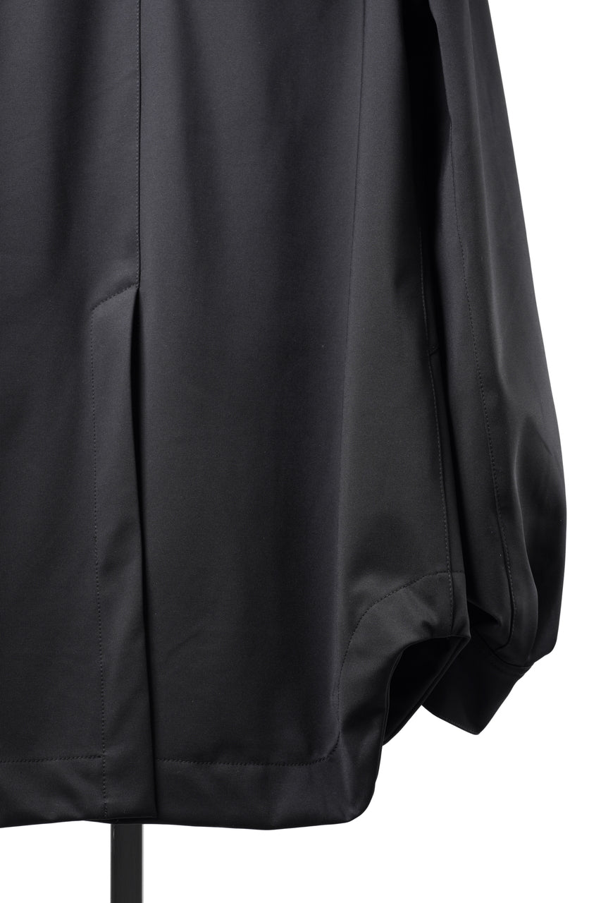 Load image into Gallery viewer, A.F ARTEFACT HOODED ZIP BLOUSON / TECH SMOOTH BONDING LW FLEECE (BLACK)