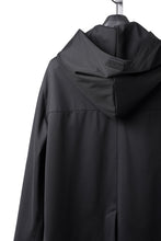 Load image into Gallery viewer, A.F ARTEFACT HOODED ZIP BLOUSON / TECH SMOOTH BONDING LW FLEECE (BLACK)