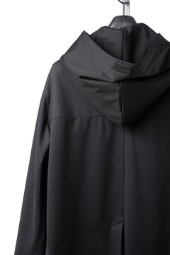 Load image into Gallery viewer, A.F ARTEFACT HOODED ZIP BLOUSON / TECH SMOOTH BONDING LW FLEECE (BLACK)
