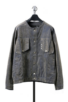 画像をギャラリービューアに読み込む, A.F ARTEFACT SHORT COLLAR BLOUSON / ENZYME WASHED DENIM (BEIGE)