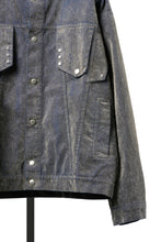 画像をギャラリービューアに読み込む, A.F ARTEFACT SHORT COLLAR BLOUSON / ENZYME WASHED DENIM (BEIGE)