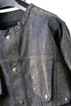 画像をギャラリービューアに読み込む, A.F ARTEFACT SHORT COLLAR BLOUSON / ENZYME WASHED DENIM (BEIGE)