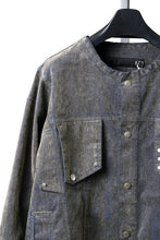 画像をギャラリービューアに読み込む, A.F ARTEFACT SHORT COLLAR BLOUSON / ENZYME WASHED DENIM (BEIGE)