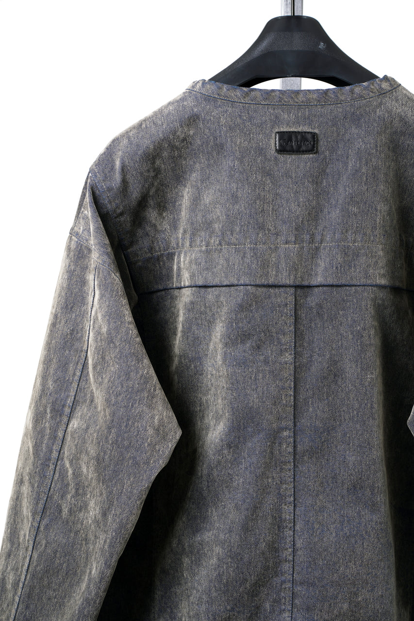 画像をギャラリービューアに読み込む, A.F ARTEFACT SHORT COLLAR BLOUSON / ENZYME WASHED DENIM (BEIGE)
