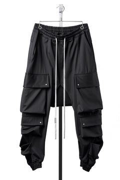 画像をギャラリービューアに読み込む, A.F ARTEFACT LOWCROTCH TACTICAL JOGGERS / TECH SMOOTH BONDING LW FLEECE (BLACK)