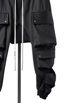 画像をギャラリービューアに読み込む, A.F ARTEFACT LOWCROTCH TACTICAL JOGGERS / TECH SMOOTH BONDING LW FLEECE (BLACK)
