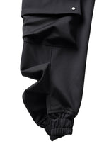 画像をギャラリービューアに読み込む, A.F ARTEFACT LOWCROTCH TACTICAL JOGGERS / TECH SMOOTH BONDING LW FLEECE (BLACK)