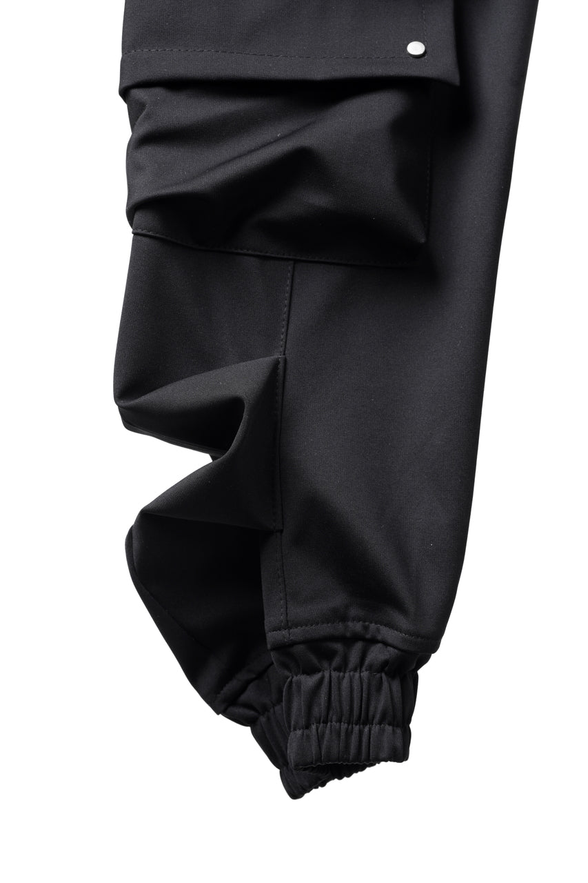 画像をギャラリービューアに読み込む, A.F ARTEFACT LOWCROTCH TACTICAL JOGGERS / TECH SMOOTH BONDING LW FLEECE (BLACK)