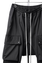 画像をギャラリービューアに読み込む, A.F ARTEFACT LOWCROTCH TACTICAL JOGGERS / TECH SMOOTH BONDING LW FLEECE (BLACK)