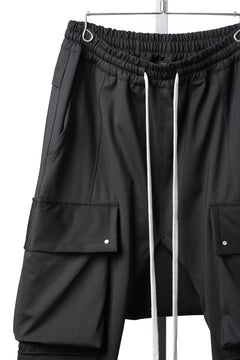 画像をギャラリービューアに読み込む, A.F ARTEFACT LOWCROTCH TACTICAL JOGGERS / TECH SMOOTH BONDING LW FLEECE (BLACK)