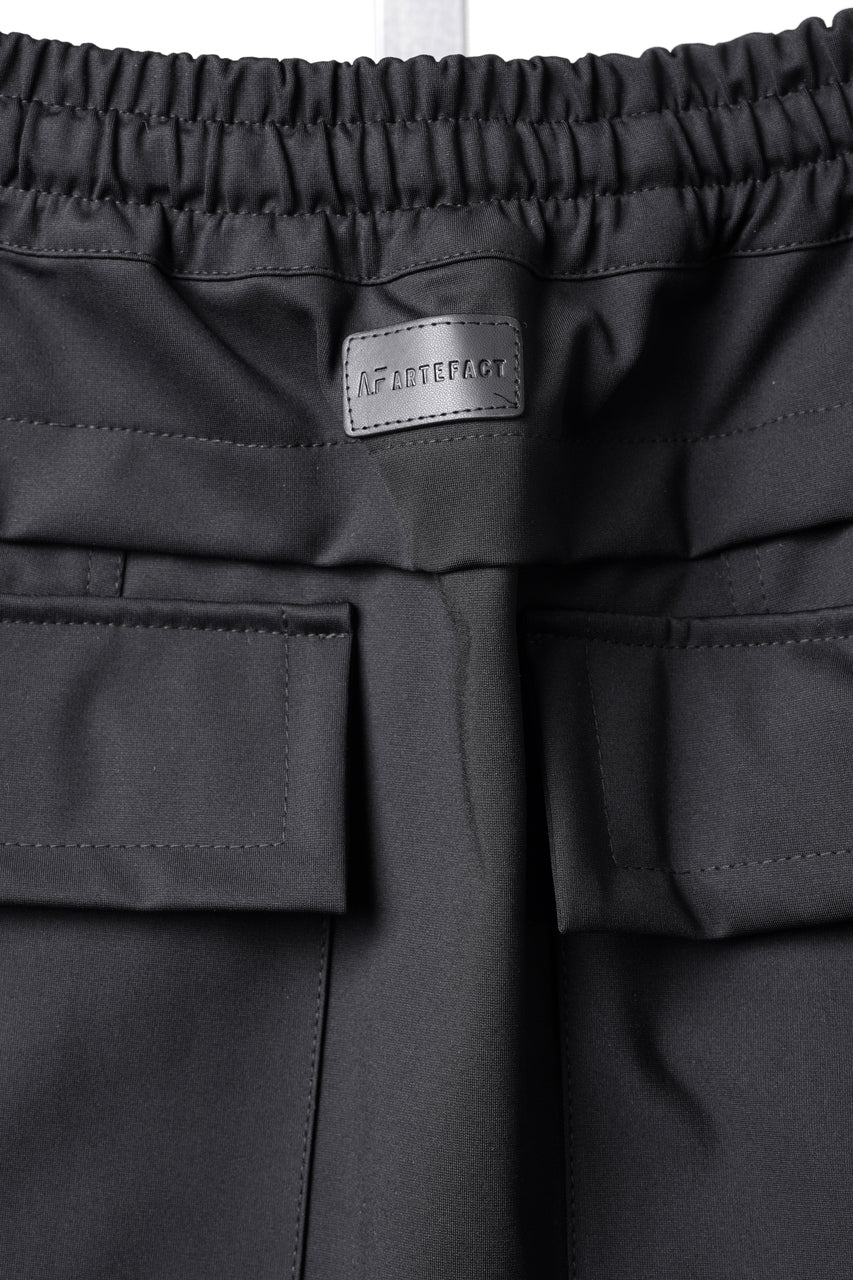 画像をギャラリービューアに読み込む, A.F ARTEFACT LOWCROTCH TACTICAL JOGGERS / TECH SMOOTH BONDING LW FLEECE (BLACK)