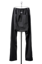 Load image into Gallery viewer, A.F ARTEFACT SARROUEL FLARE PANTS / TECH SMOOTH BONDING LW FLEECE (BLACK)